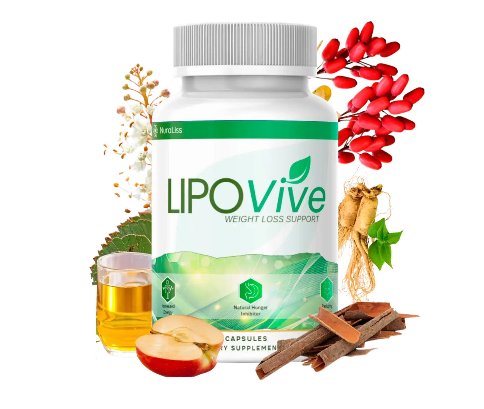 LipoVive Weight Loss Supplement with Natural Ingredients — NuraLiss